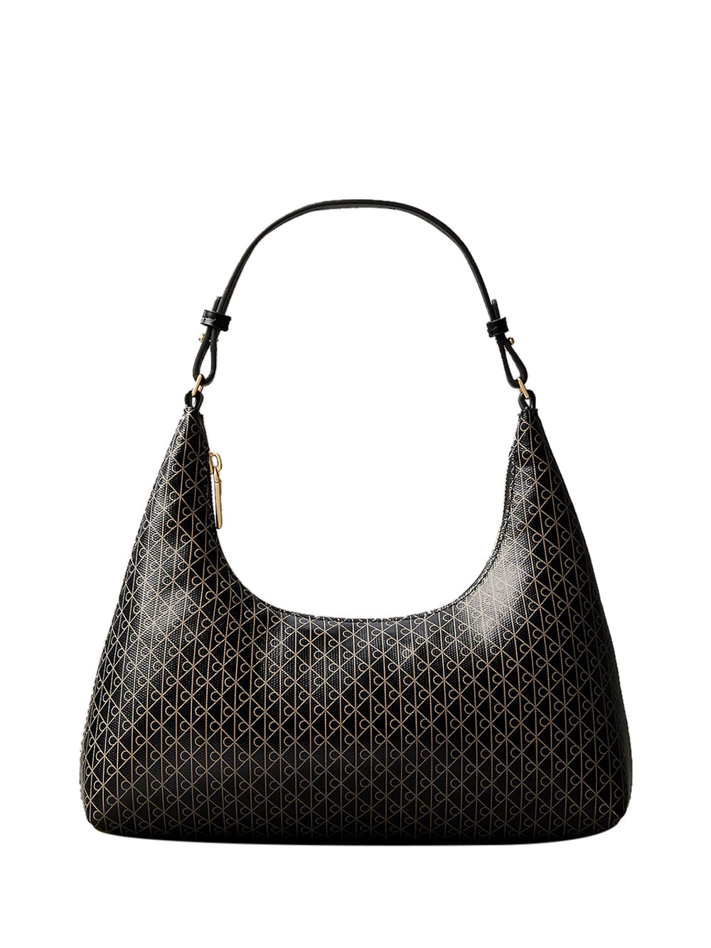 CALVIN ACC.2USCITA Borsa Da Spalla Calvin Klein Con Logo Monogramma All-over - Nero Nero