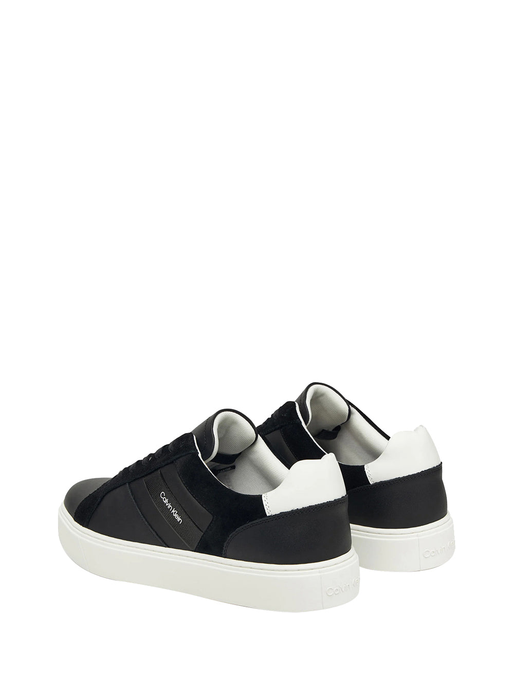 CALVIN CALZATURE 2USCITA Calvin Klein Sneakers Classic Cupsole Lace Nero Bianco Nero/bianco