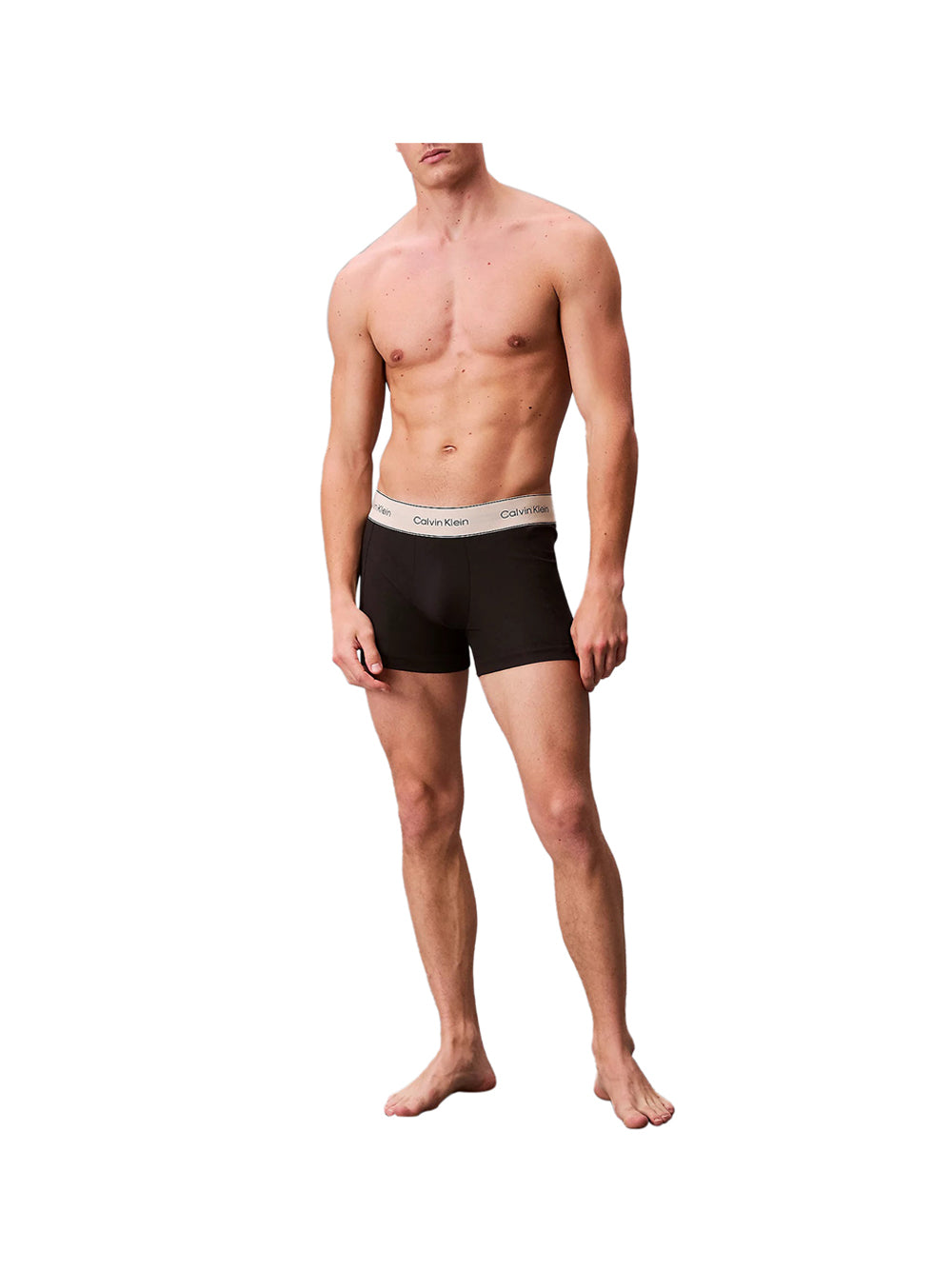 CALVIN UNDERWEAR Boxer Calvin Klein Aderenti In Confezione Da 3 - Nero Nero