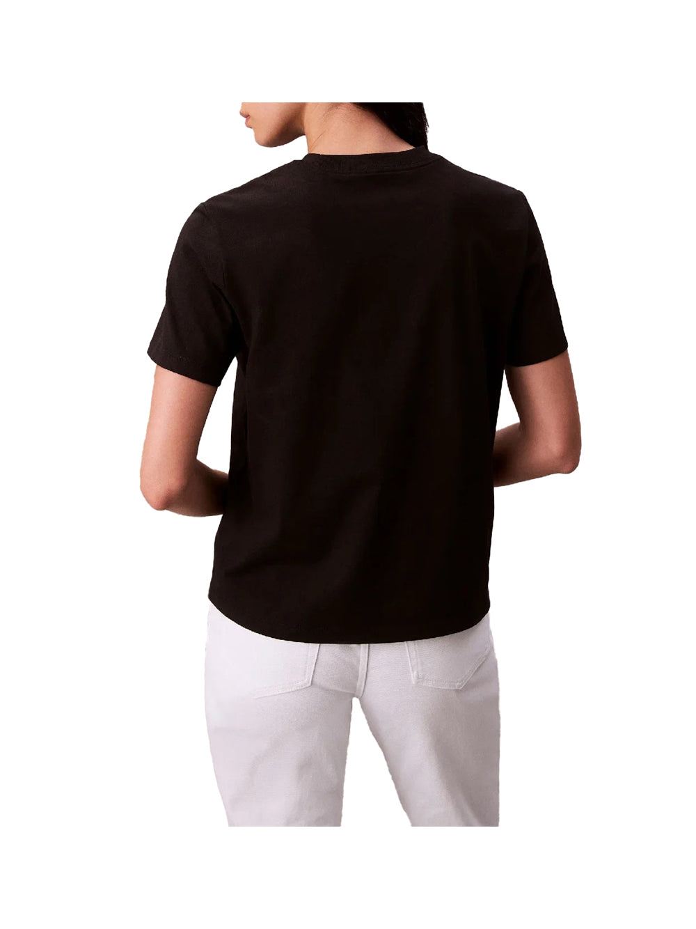 CALVIN2 1USCITA Calvin Klein T-Shirt Con Logo Monogramma - Nero Nero