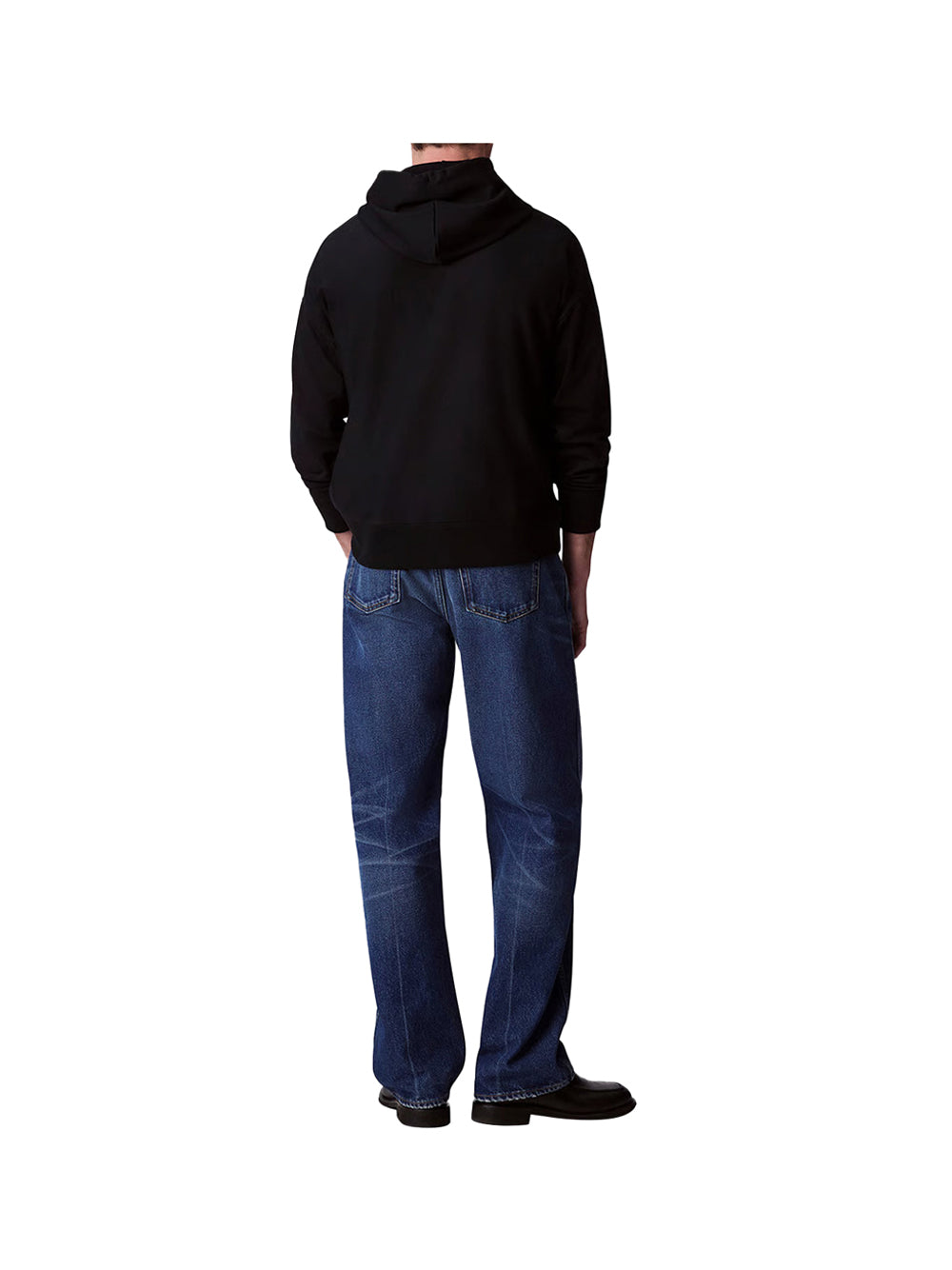 Calvin Klein Calvin Klein Premium Terry Monogramma Felpa Uomo Nero Nero