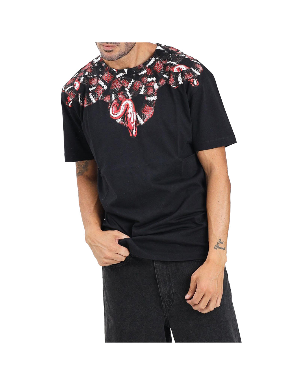 COUNTY OF MILAN County Of Milan T-Shirt Marcelo Burlon Con Stampa Nero Nero