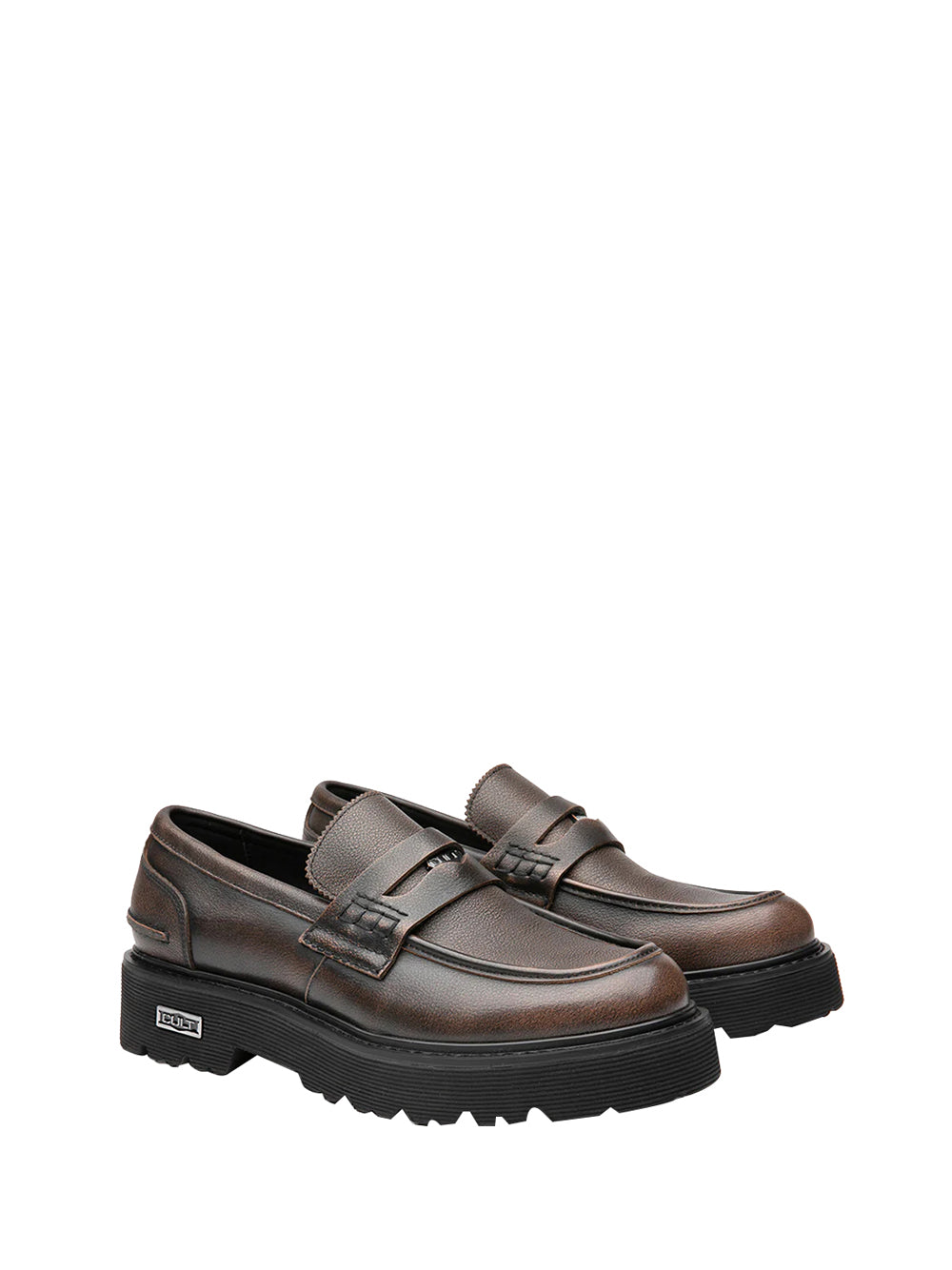 CULT PRE Mocassino Slash 4545 Low - Nero/Marrone Nero/marrone