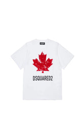 DSQUARED2 T-Shirt Dsquared D2T1175U Slouch Fit Bianco Bianco