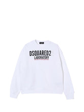 DSQUARED2 Felpa Dsquared D2S923U Loose Fit Bianco Bianco