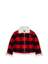 DSQUARED2 Giacca Dsquared Montone In Flanella A Quadri Rosso Rosso