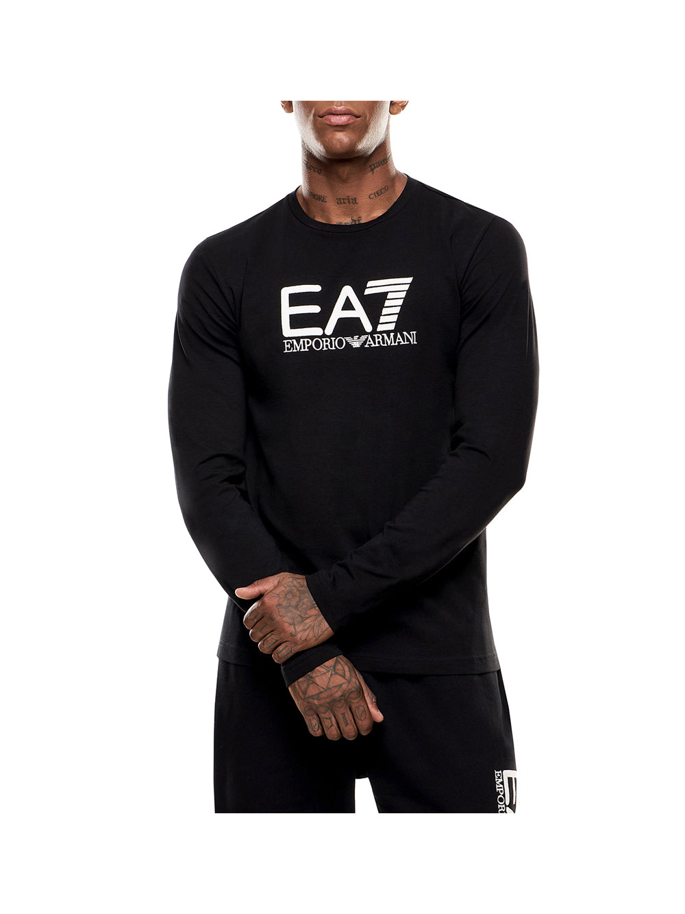 EA7 Ea7 T-Shirt Uomo Nero/crema - Multicolore Nero/crema