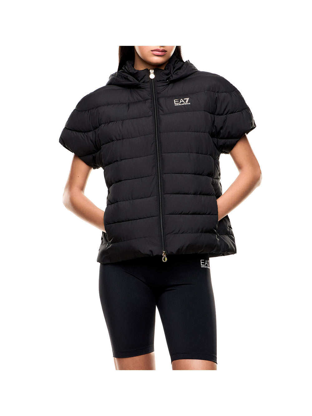 EA7 Ea7 Giubbotto Donna Nero Nero