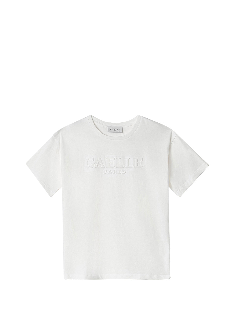Gaelle Paris T-Shirt Paricollo Mezza Manica Bianco