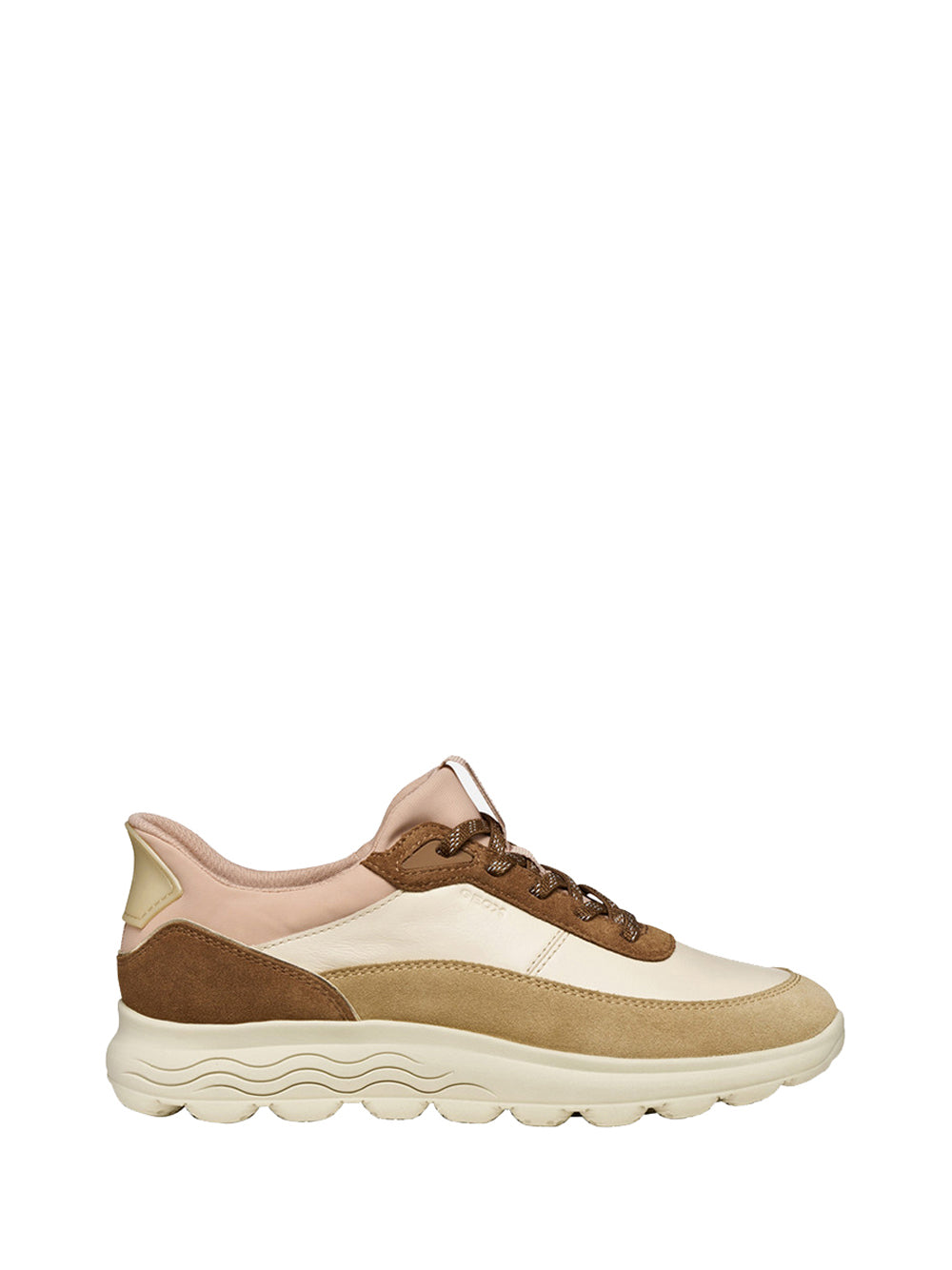 GEOX Sneakers Geox Spherica Plus - Marrone/Beige Marrone/beige