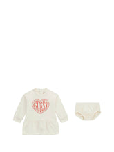 GUESS 1 USCITA Guess Set Ls Active Abito Baby Bimba - Bianco Bianco