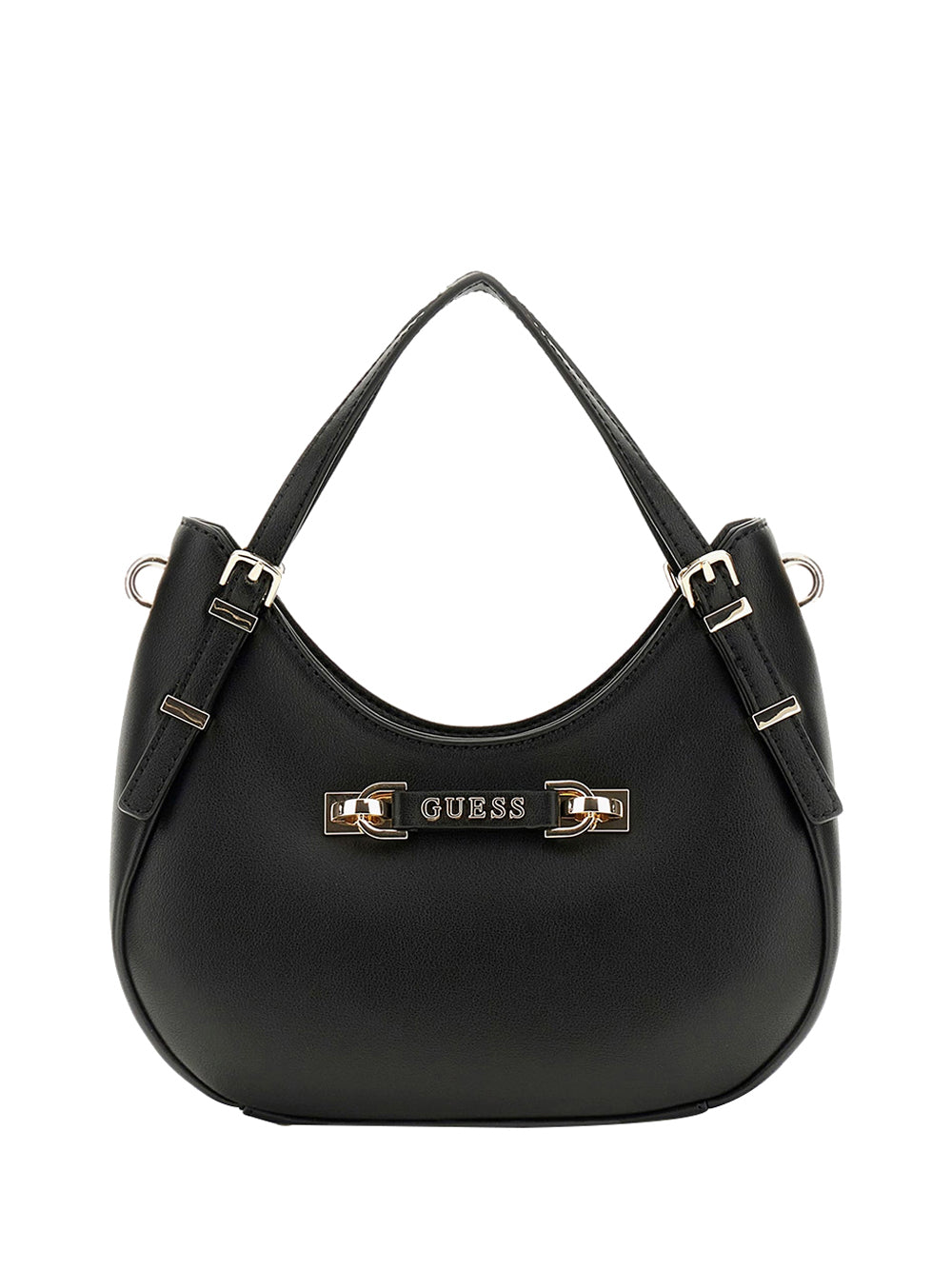 GUESS 1 USCITA Guess Borsa A Spalla Lefia Small Satchel - Nero BLACK