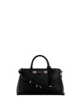 GUESS 1 USCITA Guess Lefia Luxury Satchel Borsa a Mano Donna Black - Nero BLACK