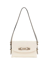 GUESS 1 USCITA Guess Borsa a Tracolla Lefia Flap Shoulder Bag Donna Bianco Bianco