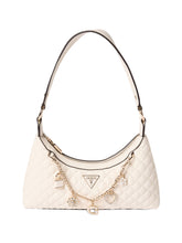 GUESS 1 USCITA Guess Borsa A Spalla Everlee Top Zip Shoulder Bag Donna - Bianco Off White