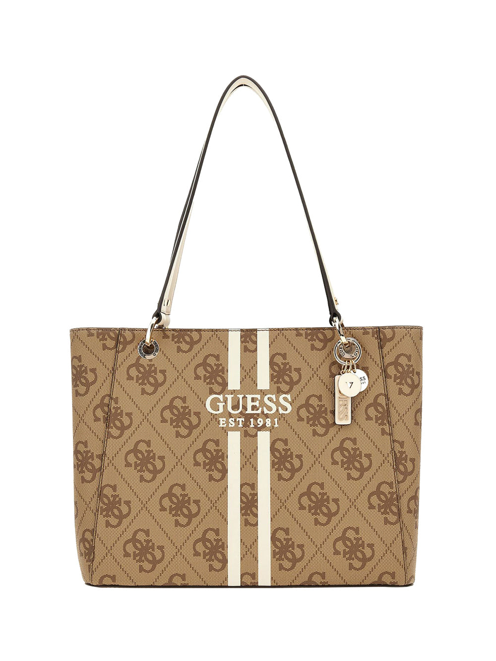 GUESS 1 USCITA Guess Shopper Noelle Ii Tote Donna Marrone Marrone
