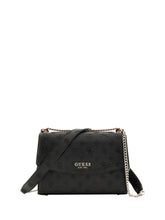 GUESS 1 USCITA Guess Borsa a Tracolla Phoebe Convertible Xbody Flap Donna Nero Nero