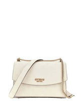 GUESS 1 USCITA Guess Borsa a Tracolla Phoebe Convertible Xbody Flap Donna - Bianco Bianco