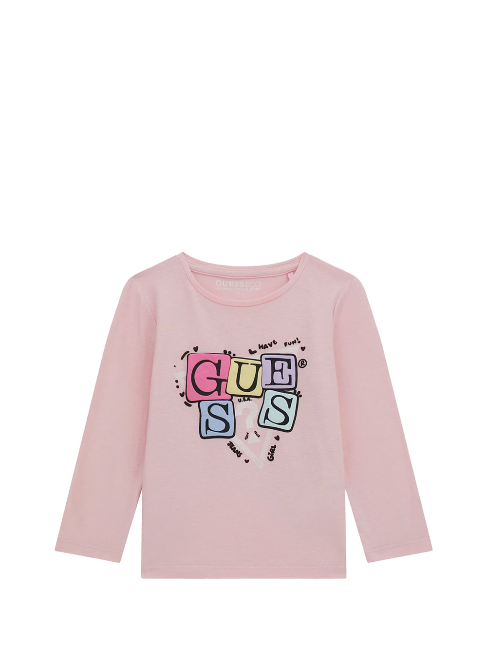 GUESS 1 USCITA Guess T-Shirt Active Top - Rosa Rosa