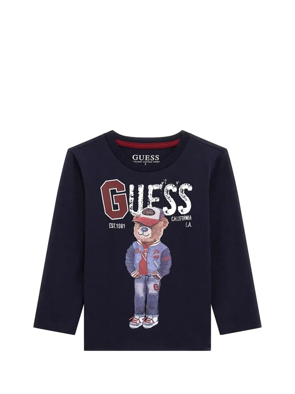 GUESS 1 USCITA Guess Ls T-Shirt Kid Bimbo - Blu Blu