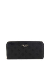 GUESS 1 USCITA Guess Portafoglio Phoebe Slg Large Zip Around Donna Nero Nero