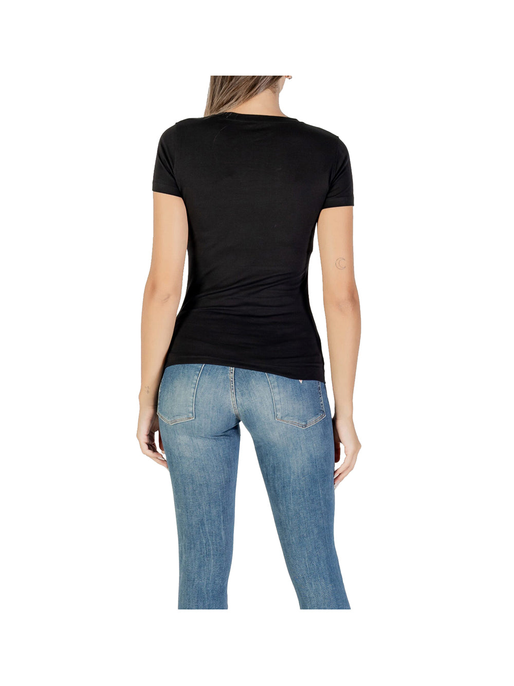GUESS 1 USCITA Guess T-Shirt Cn Ss Triangle Palm - Nero Nero
