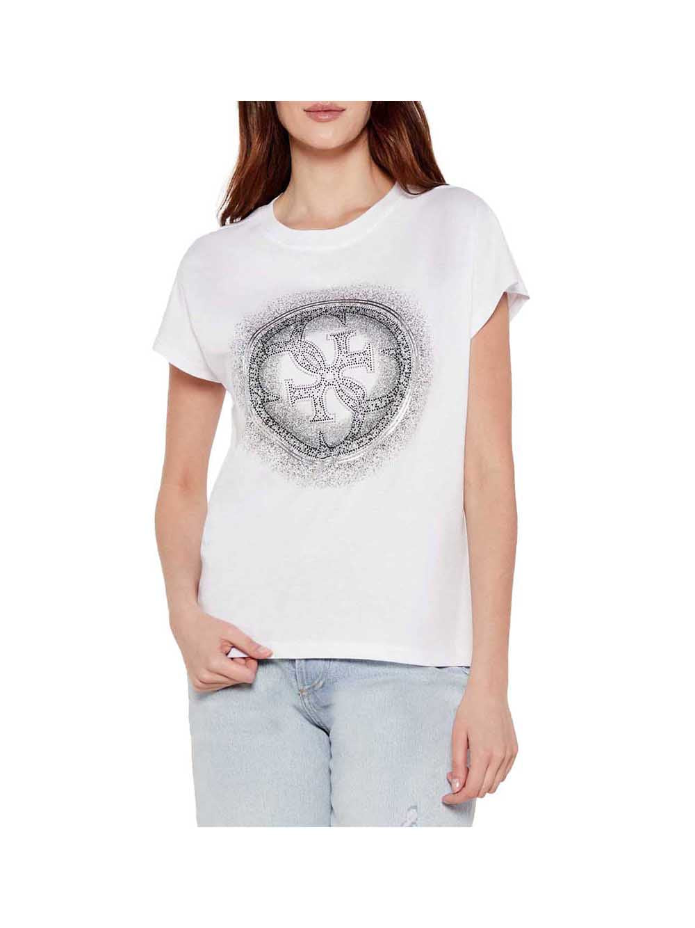 GUESS 1 USCITA Guess T-Shirt Donna Bianco Bianco