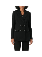 GUESS 1 USCITA Guess Blazer Ls Fiona Double Brea - Nero Nero