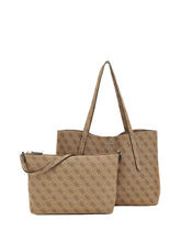 GUESS 2 USCITA Guess Shopper Brenton Tote - Marrone Latte Logo