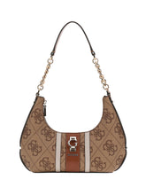 GUESS 2 USCITA Mini Borsa A Spalla Erenia 4G logo - Marrone Marrone