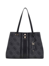 GUESS 2 USCITA Shopper Guess Erenia 4G logo - Nero Coal Logo