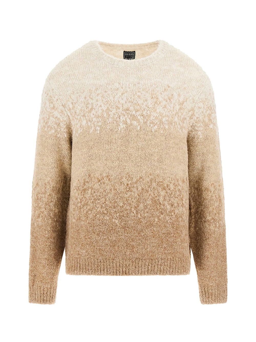 Guess Maglione Guess Ls Cn Trey Marled St - Beige Beige