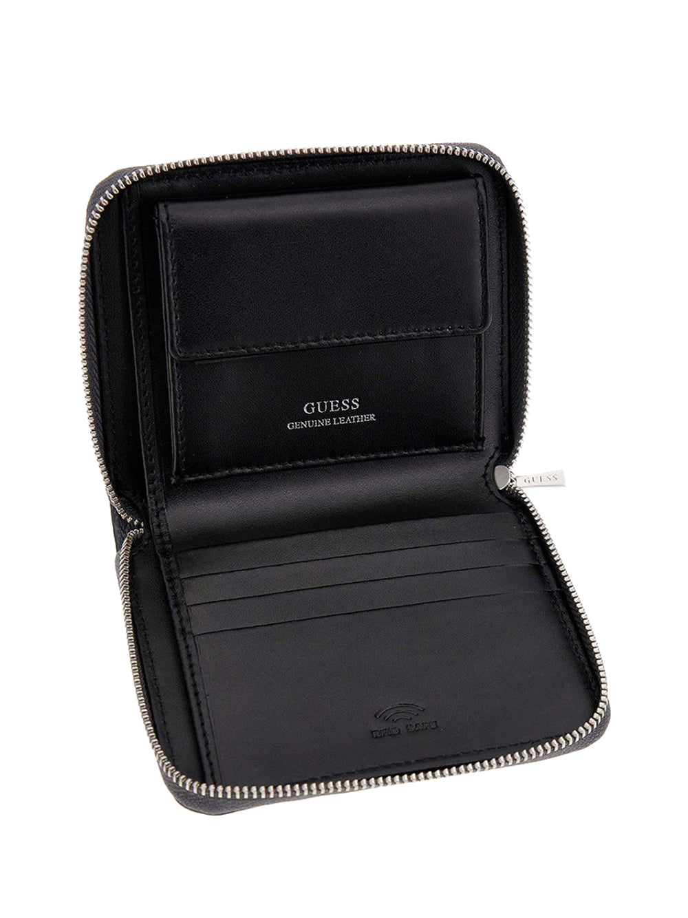 GUESS 2 USCITA Portafoglio Guess Milano Zip Around - Nero BLACK
