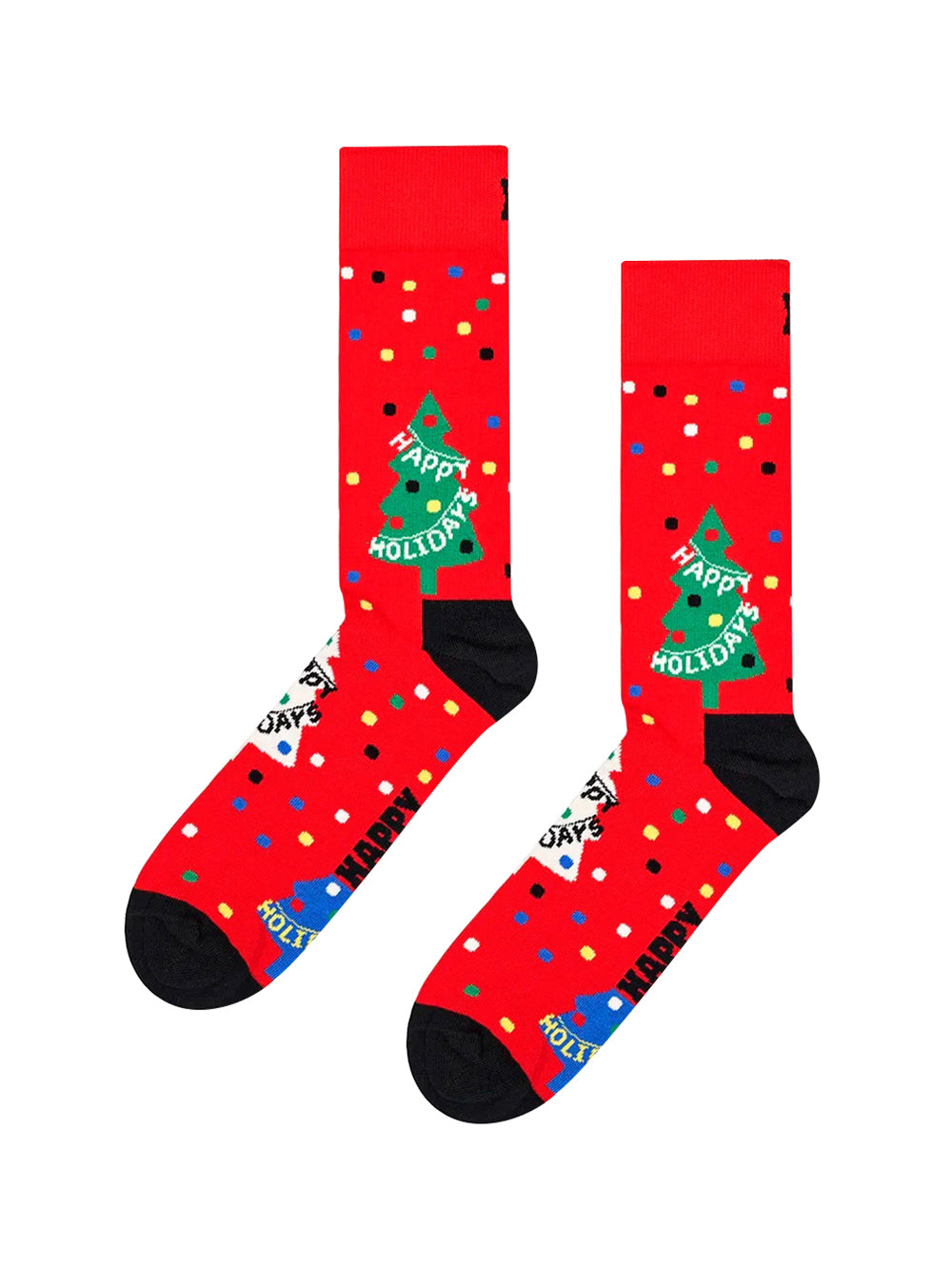 HAPPY SOCKS Happy Socks 3-Pack Holiday Tree Socks - Verde Verde