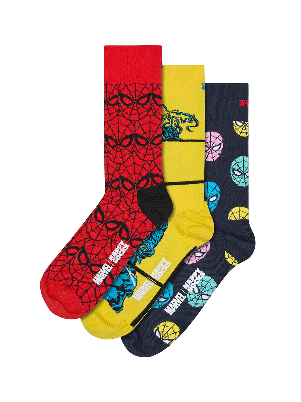 HAPPY SOCKS Calzini Happy Socks Marvel Spider Man 3-Pack - Multi Viola