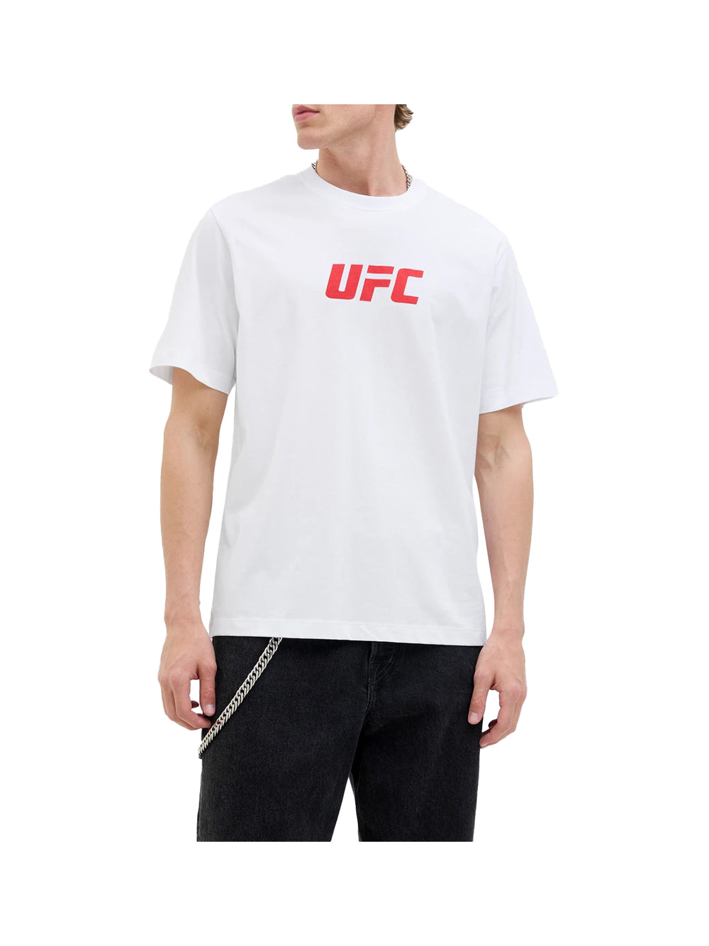 JACK& JONES STYD T-Shirt Jack&Jones Jcoufc Tee Ss - Bianco Bianco