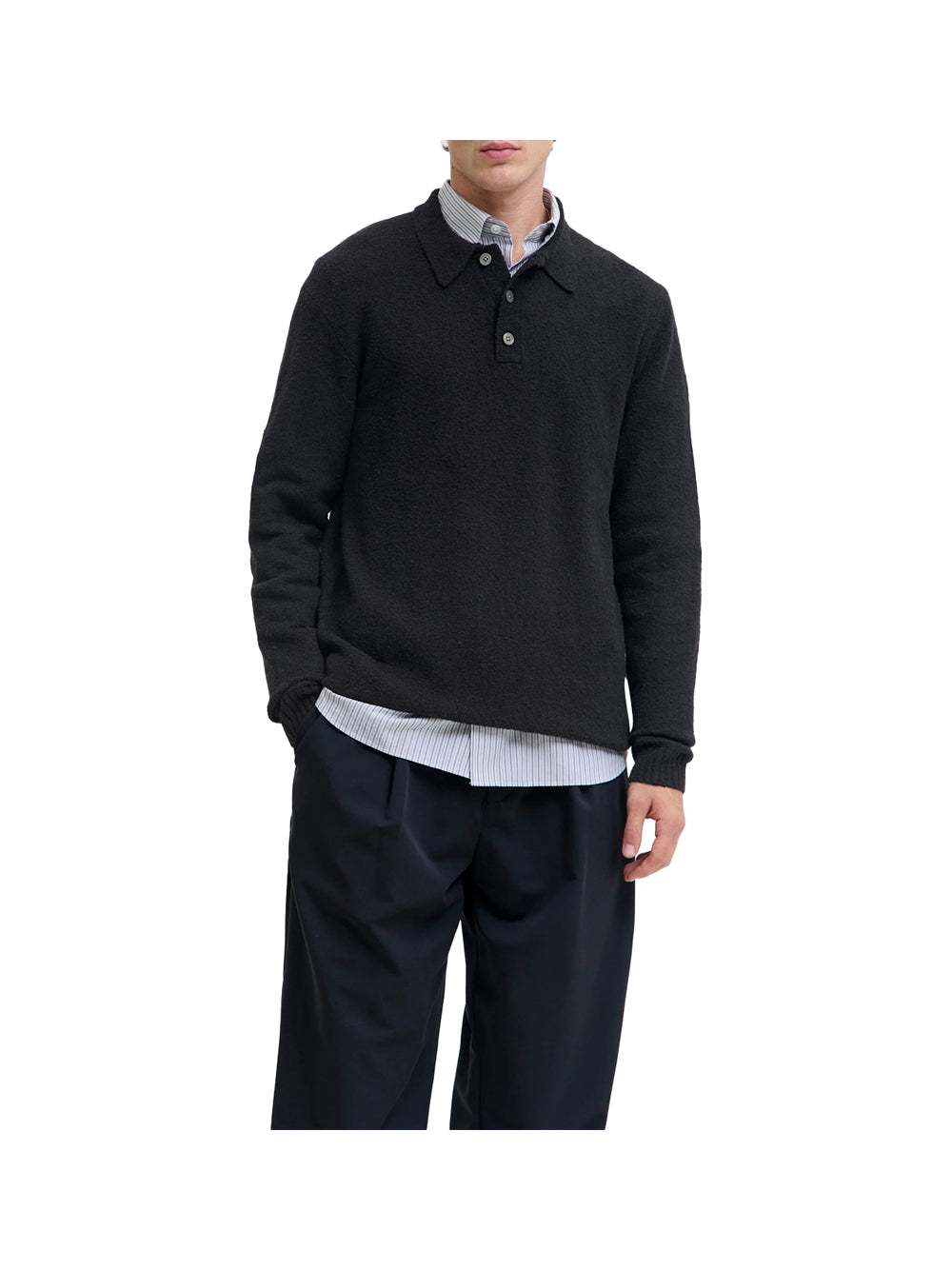 JACK&JONES MAIN 4 Polo Jprblamaverick Jack&Jones - Nero Nero
