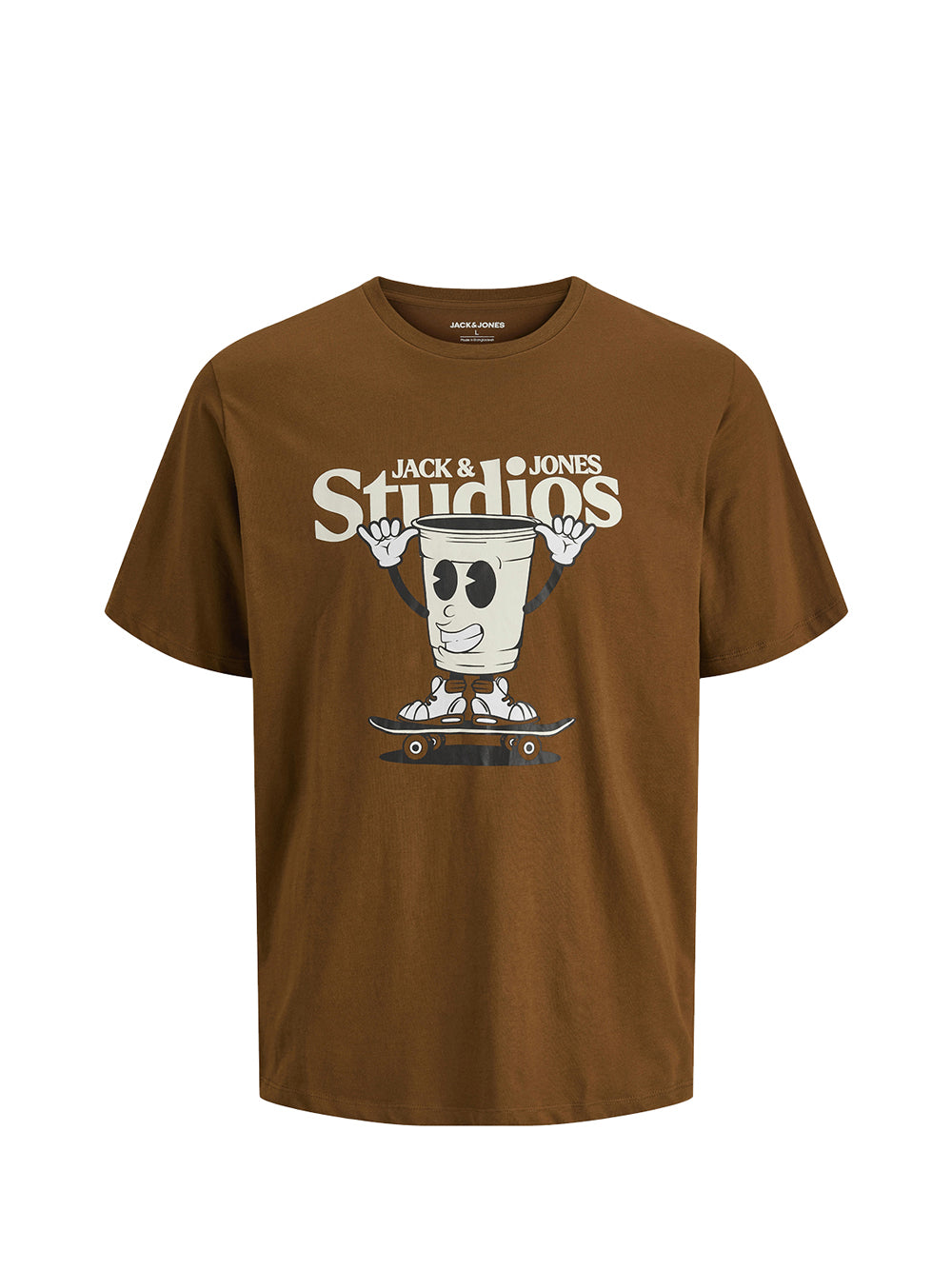 JACK&JONES PRE T-Shirt Jack&Jones Jjmasao Tee Ss - Marrone Marrone