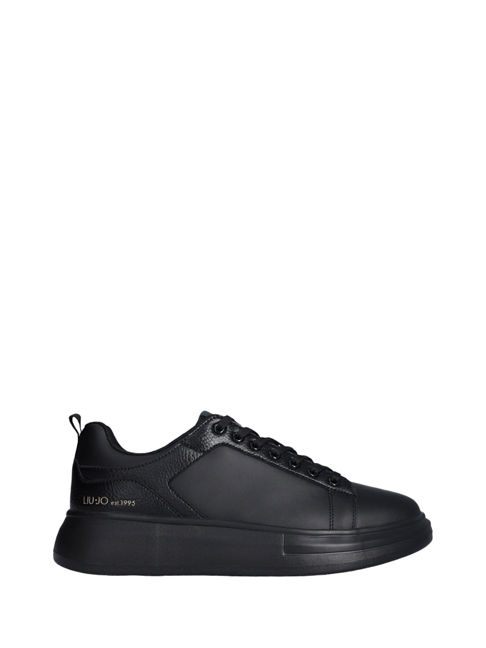 LIU JO MAN SHOES Sneakers Platform In Pelle Liu Jo Big05 - Nero Nero