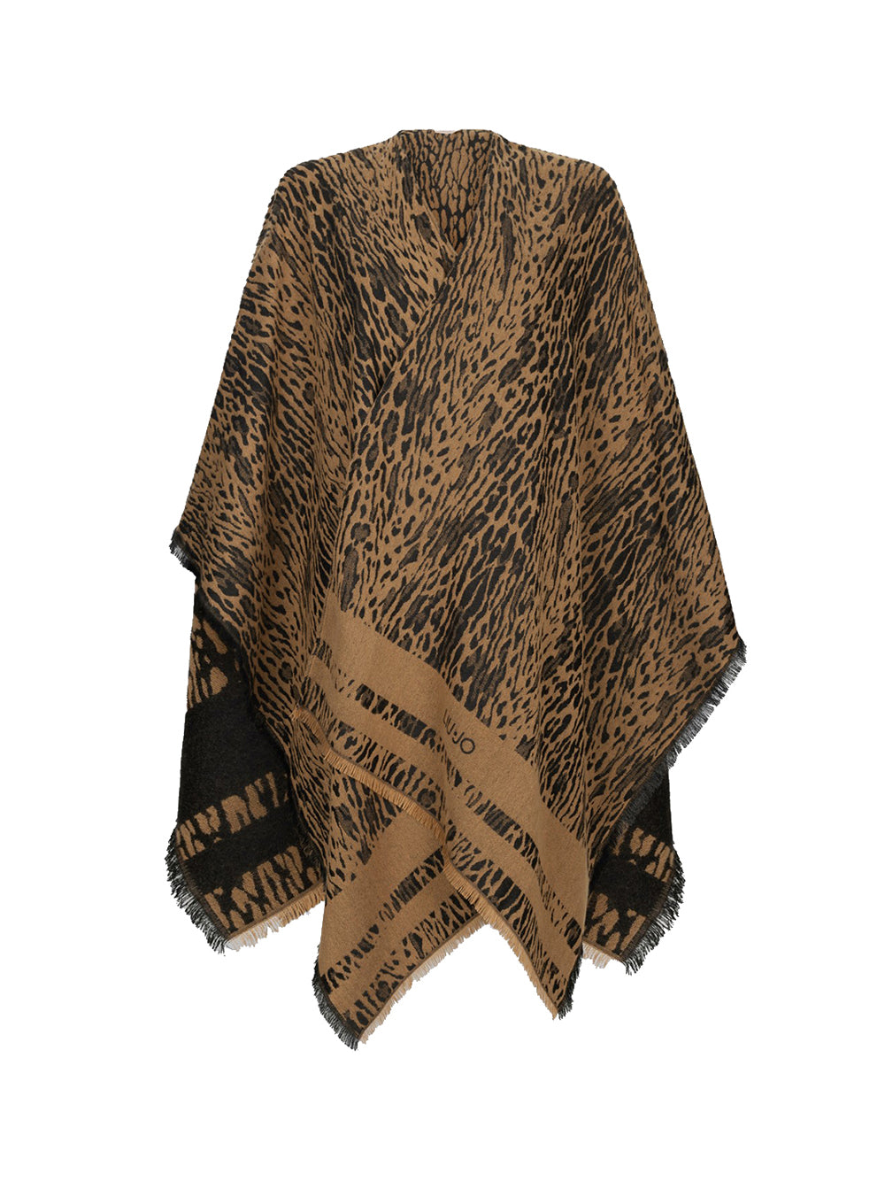 LIU JO SOFT1 Liu Jo Poncho Donna Animalier - Multicolore ANIMALIER