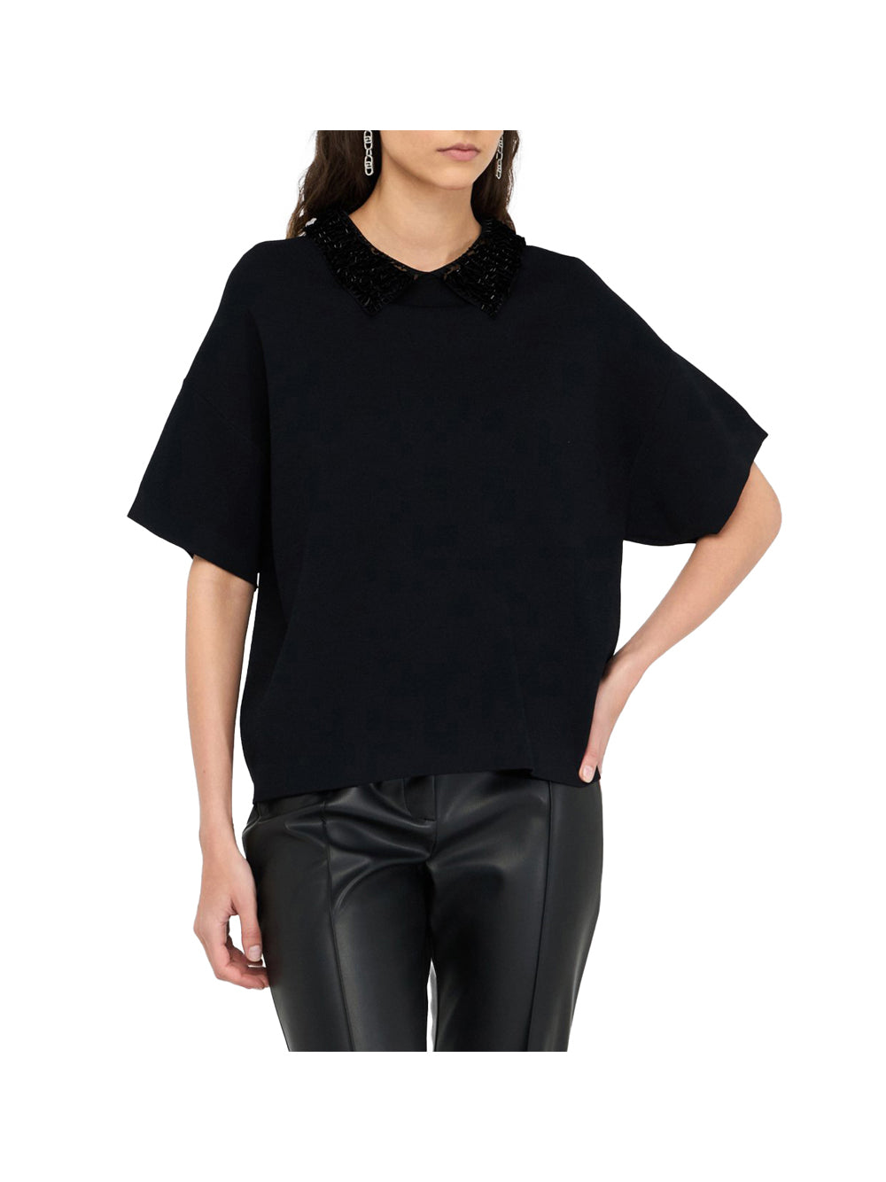 LIU.JO BLACK Maglia Liu Jo Con paillettes - Nero Nero