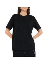 LIU.JO BLACK T-Shirt Liu Jo Con Strass - Nero Nero