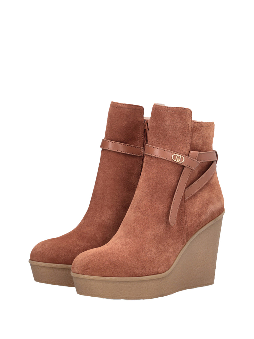 LIUJO CALZ. DRESS 2USCITA Stivaletti Rania 04 Liu Jo In Suede Con Zeppa - Beige Beige