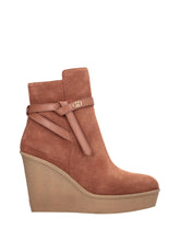 LIUJO CALZ. DRESS 2USCITA Stivaletti Rania 04 Liu Jo In Suede Con Zeppa - Beige Beige