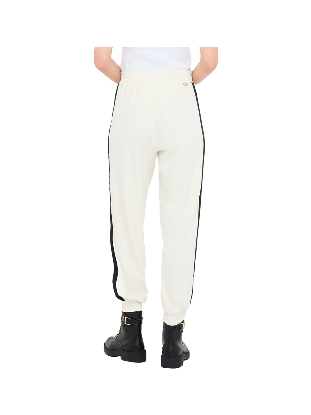 LIUJO SPORT Liu Jo Pantalone Donna B.co Latte/nero - Bianco B.Co Latte/Nero