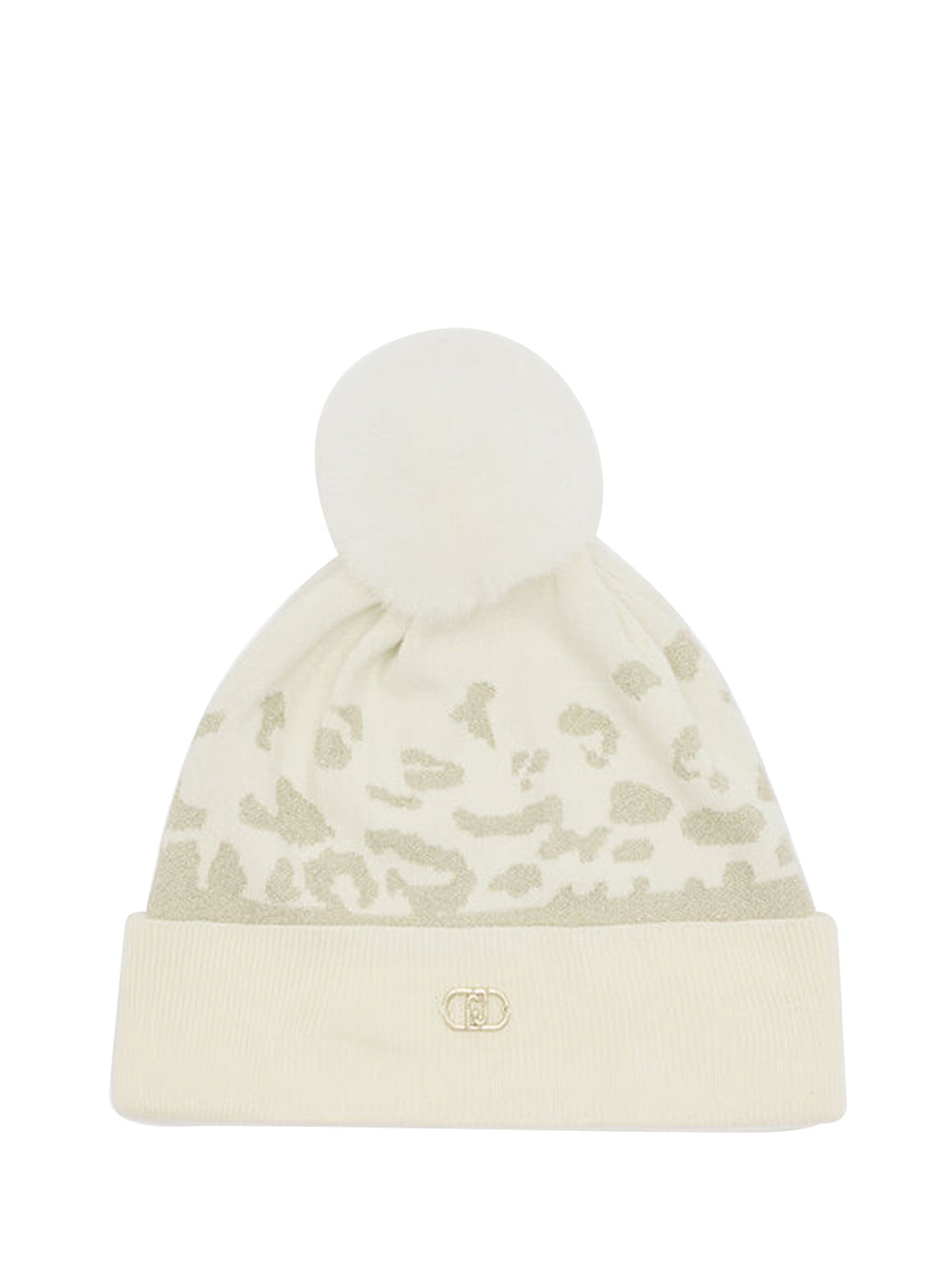 LIUJO SPORT Ecs Cappello Liu Jo Maglia Latte Bco Latte/L.Gold Lux