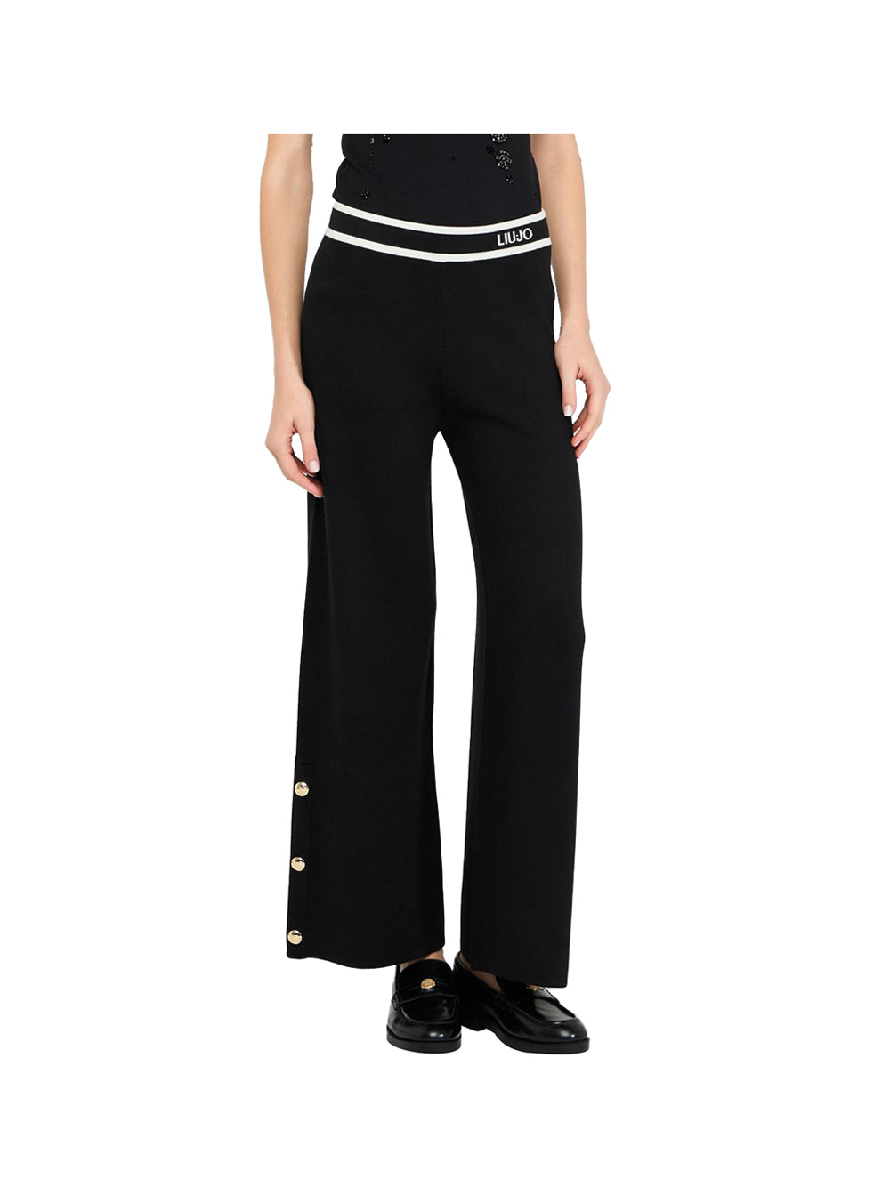 LIUJO SPORT Liu Jo Pantatuta Donna Nero/bianco Latte - Nero Nero/Bianco Latte