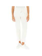 LIUJO SPORT Pantalone In Felpa Liu Jo - Bianco Latte Bianco Latte