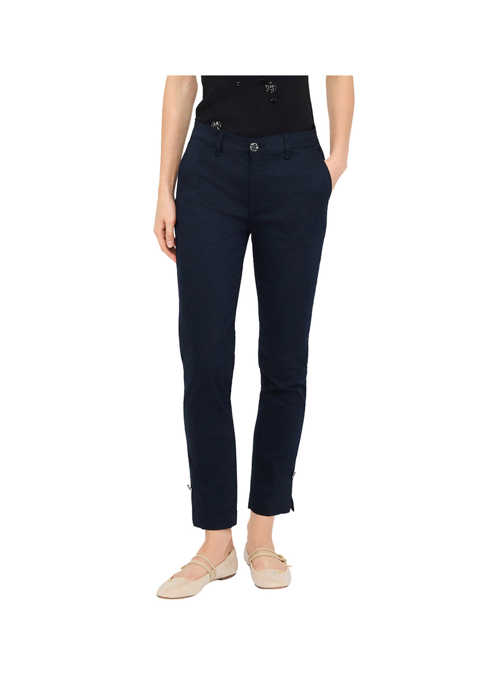 LIU.JO WHITE Pantaloni Liu Jo Chino Slim Fit - Blu Blu