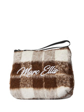 MARC ELLIS Borsa Buby Check Clutch Marc Ellis - Marrone/Bianco COCOA